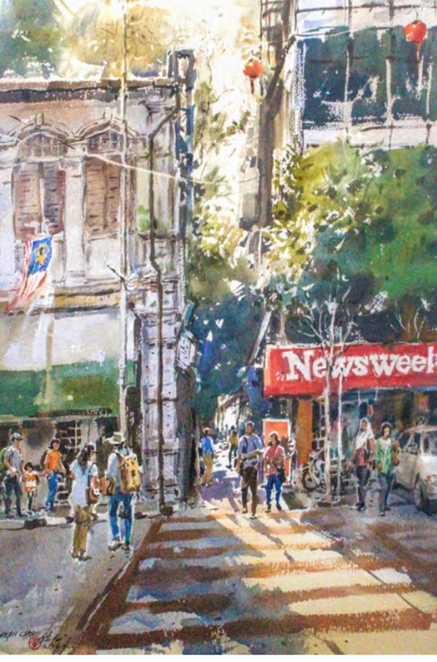 BUSY STREET BY WONG KEAN CHOON