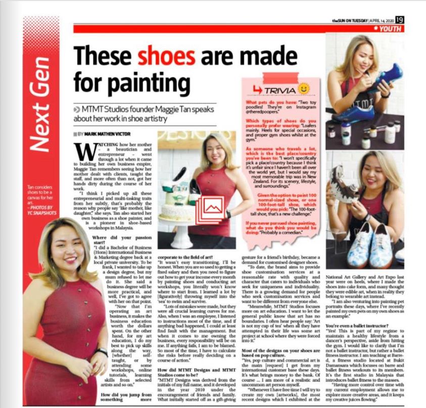 The Shoes Are Made For Painting