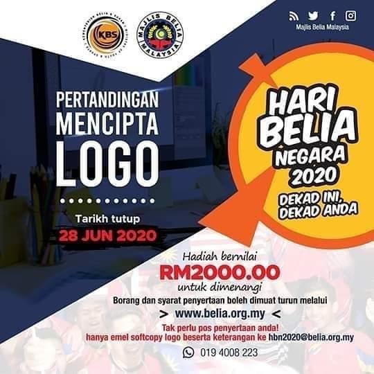 PERTANDINGAN MENCIPTA LOGO HARI BELIA NEGARA 2020