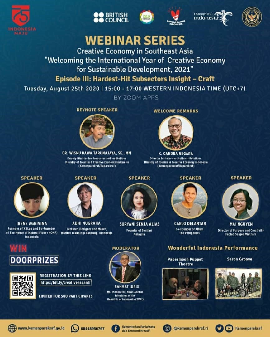 Welcoming the International Year of Creative Economy for Sustainable Development, 2021 Episode III