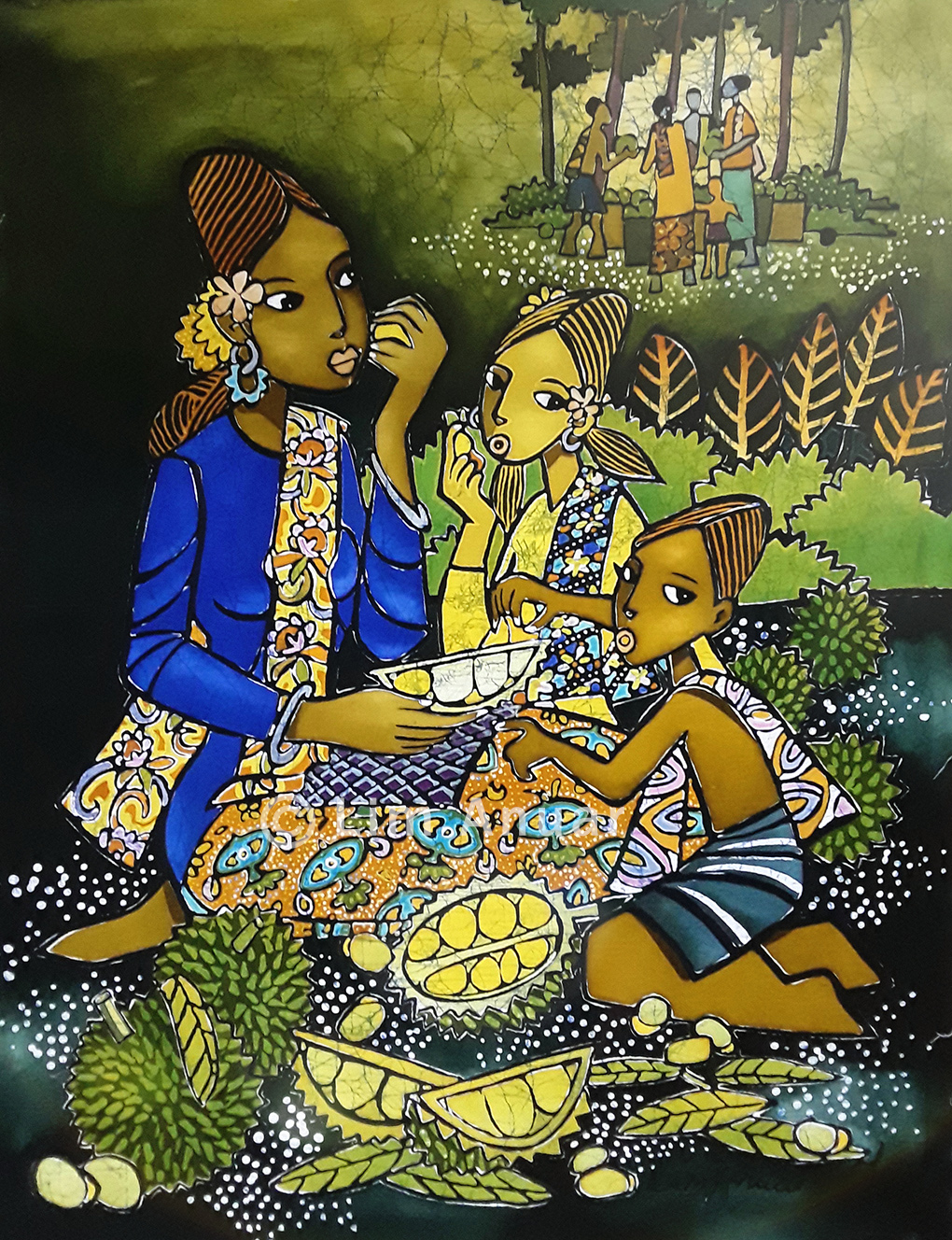 Family Picnic 85cm x 55cm 2019 res