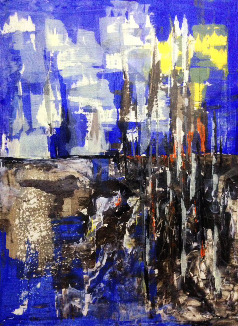 Paya Bakau Kilim Langkawi 26inch x 35inch acrylic on canvas