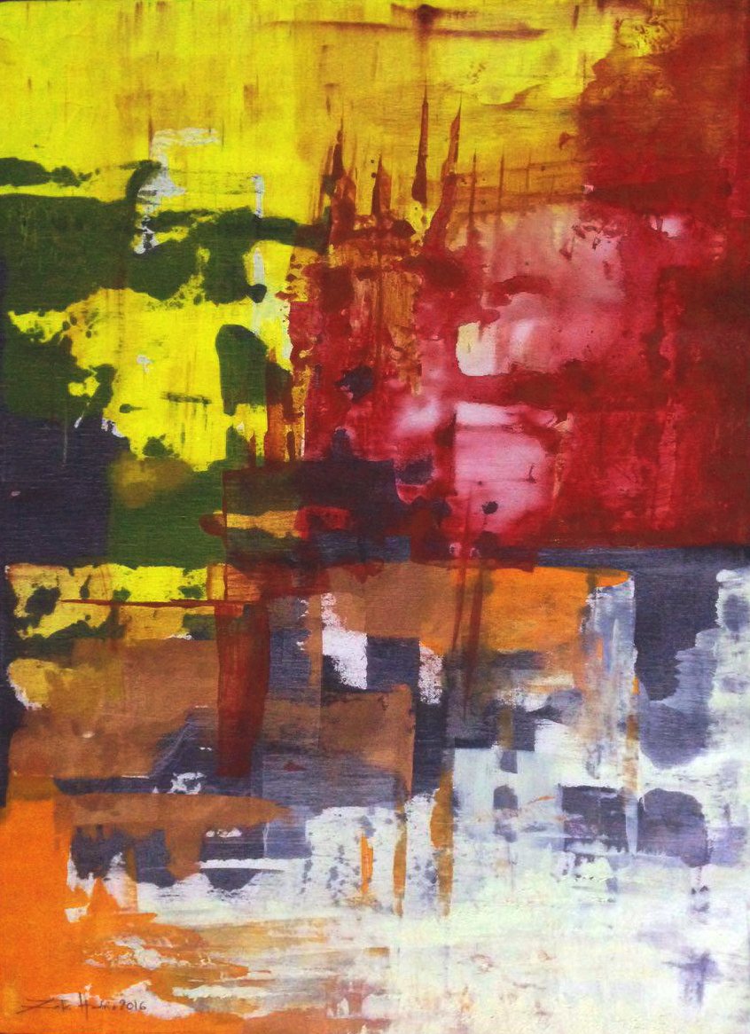 Tanjung Rhu 26inch x 35inch acrylic on canvas