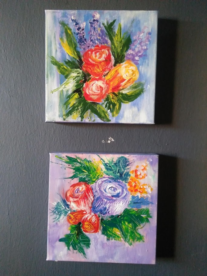 rose on Wall I